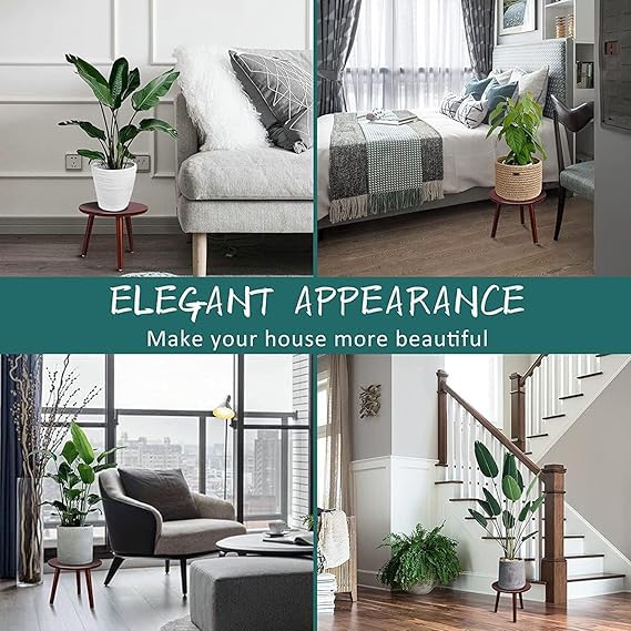 Side Table Modern Home Decor Coffee Tea End Table Home Decor Beautiful Small Side Table, End Table for Living Room | Round Tea Table Coffee Table Plant for Balcony Bedroom (Grey)