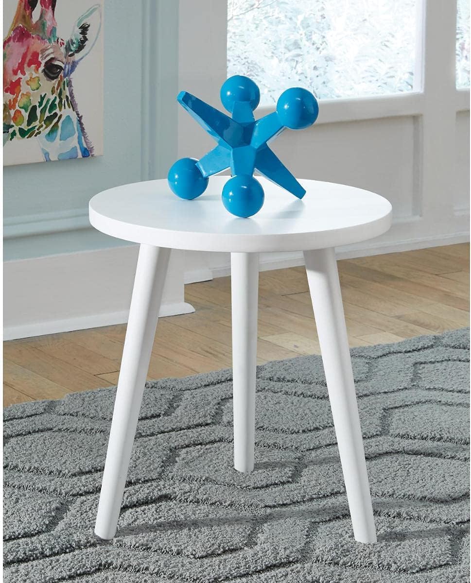 Side Table Modern Home Decor Coffee Tea End Table Home Decor Beautiful Small Side Table, End Table for Living Room | Round Tea Table Coffee Table Plant for Balcony Bedroom (Grey)